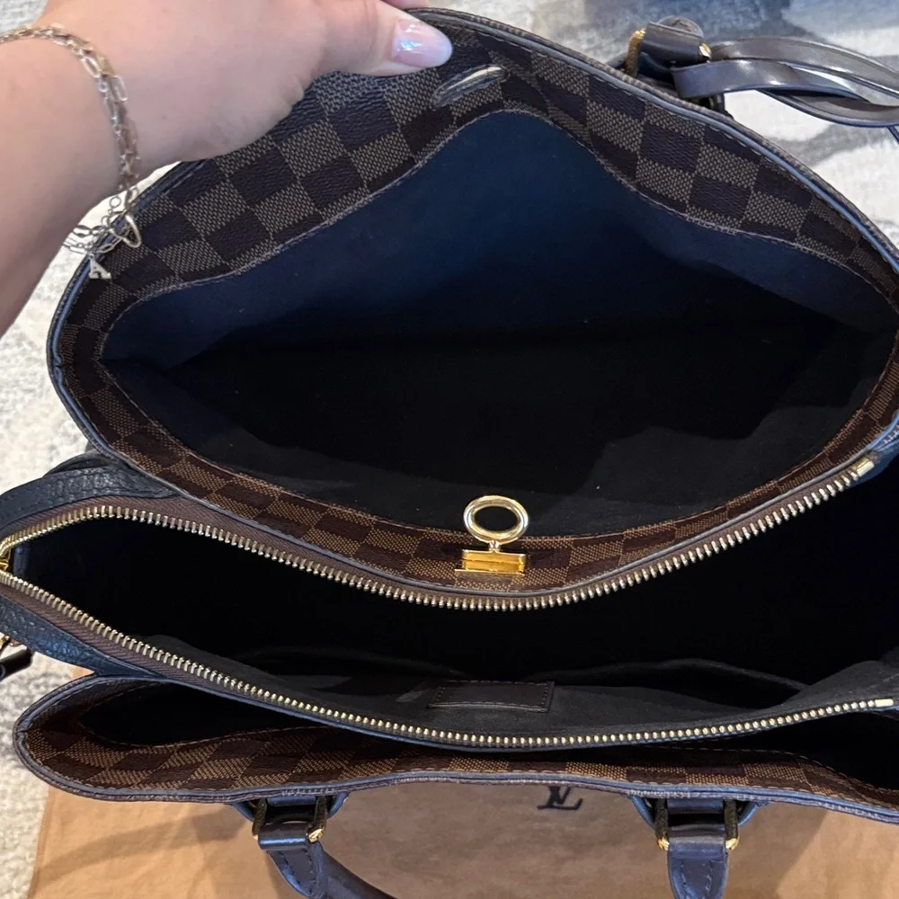 Louis Vuitton Damier two tone cross body bag